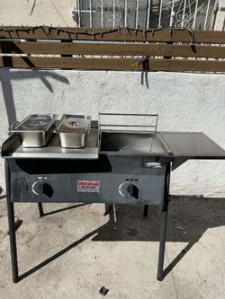 Commercial Cooking Station w/ Double Fryer – $250 OBO