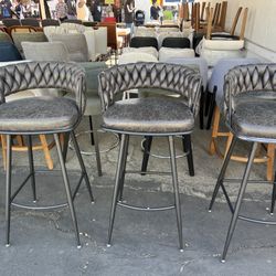 30” Bar Stools Set Of 3