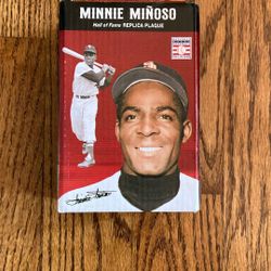 Minnie Minosa White Sox HOFer Plaque
