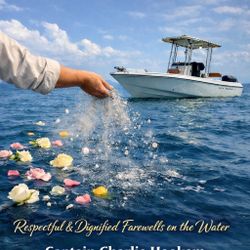 Ashes scattering At Sea