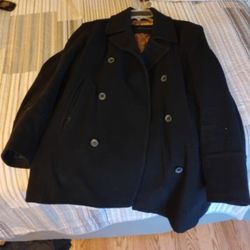 Men's Marc New York fully wool peacoat size large