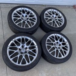 4 — 245/40r18 5x114.3 5x4.5 Stock Enkei Lexus Is350 Is300 Is250 Camry Corolla Wheels Rims Good 90% Treads Tires!