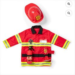 Kids Fire Chief Costume 