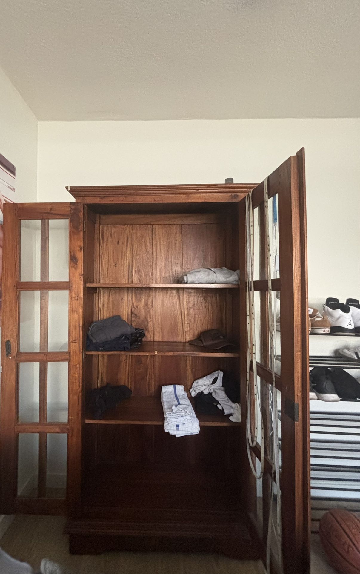 Wood Cabinet/ Book Shelf