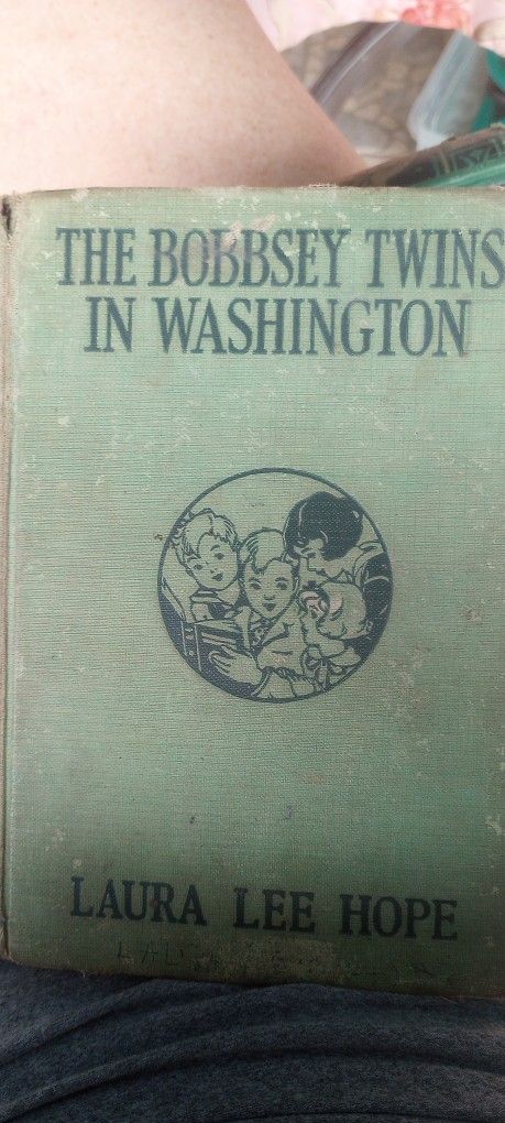 Antique Book, bobbsy TwinsTwins In Washington