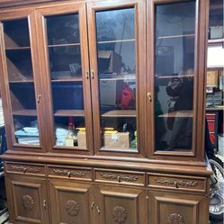Teakwood China Cabinet