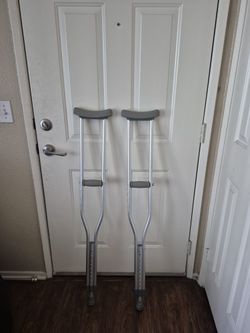 Underarm Aluminum Crutches - Adult, kids, Seniors