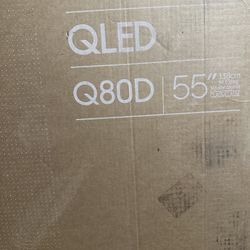 SAMSUNG 55-Inch Class QLED 4K Q80D Series Quantum HDR+, Dolby Atmos Object Tracking Sound Lite, Direct Full Array, Q-Symphony 3.0, Gaming Hub, Smart T