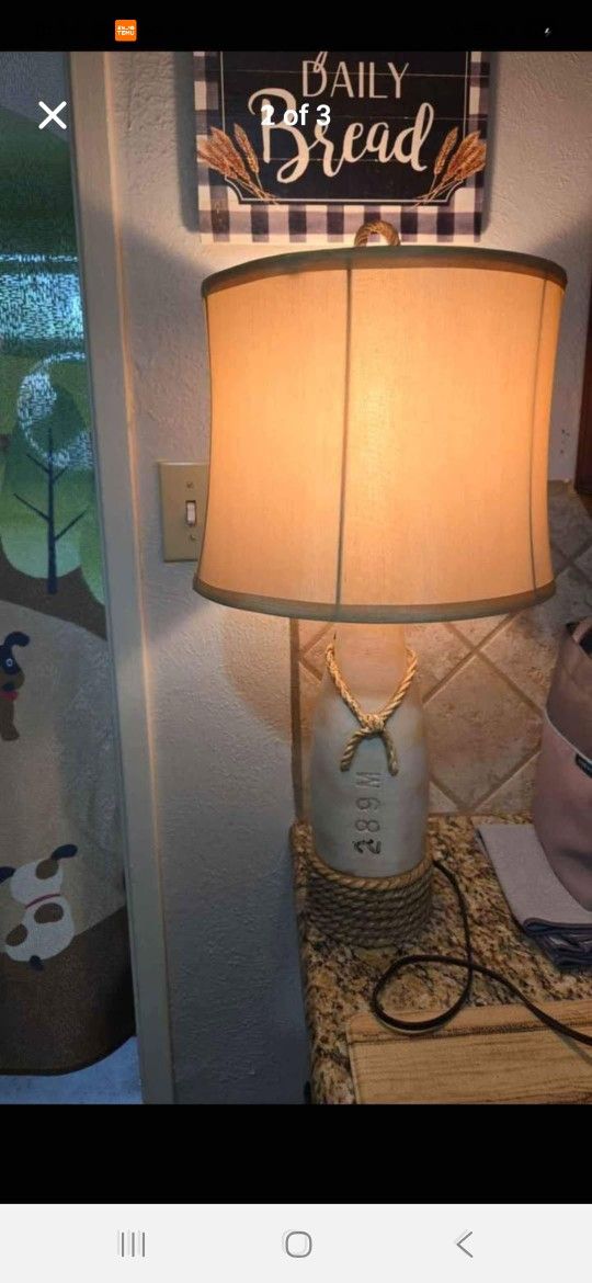 Antique Rustic Lamp