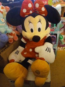 Big Mini Mouse Plush Vintage 