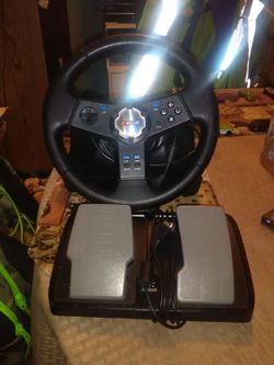 PS2 steering wheel