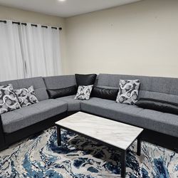 Sectional With Coffee Table