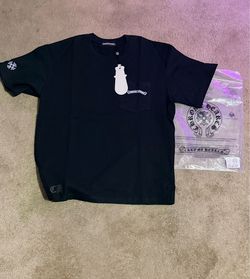 Black multi color cross bape tee