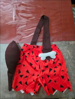 Halloween costume flinstone bam bam toddler