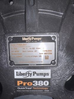 Liberty Ejector Pump P382LE41