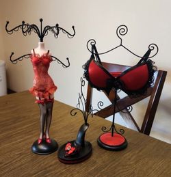Burlesque Jewelry Holders 