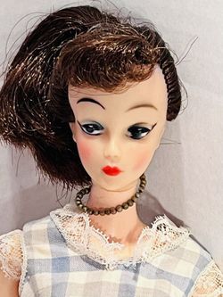 1960 VINTAGE IDEAL MITZI DOLL 1 BARBIE CLONE BRUNETTE Rare