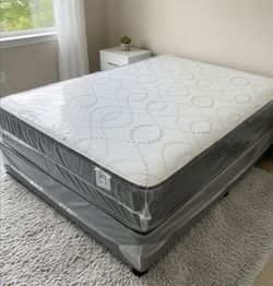 New Full Size regular Mattress With box Spring set Colchones Nuevos Matrimoniales 