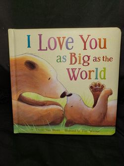 I love you as big as the world board book