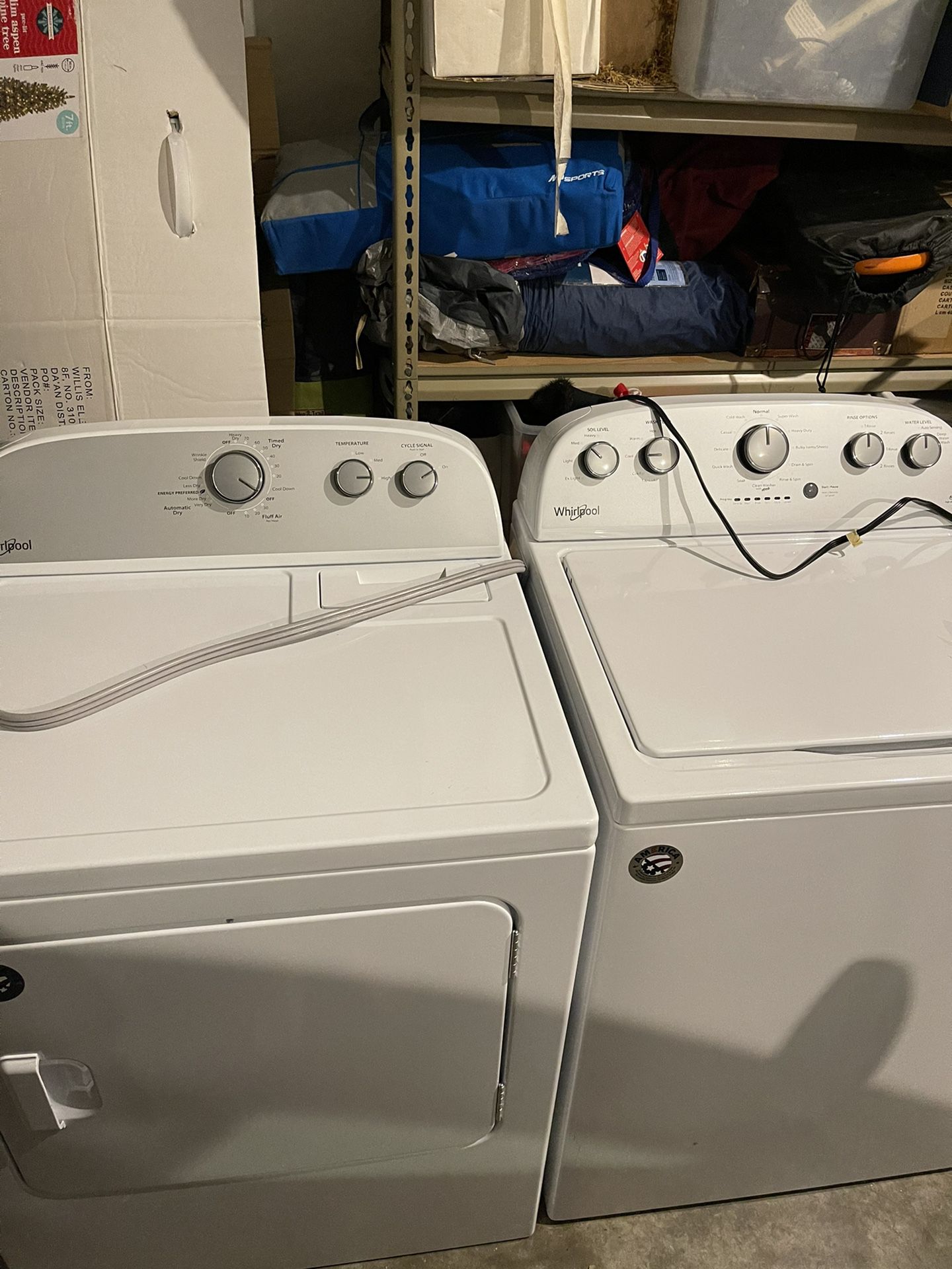 Washes and Dryer