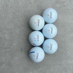 Found and refurbished Titleist Pro V1x 6 Pack neat mint condition
