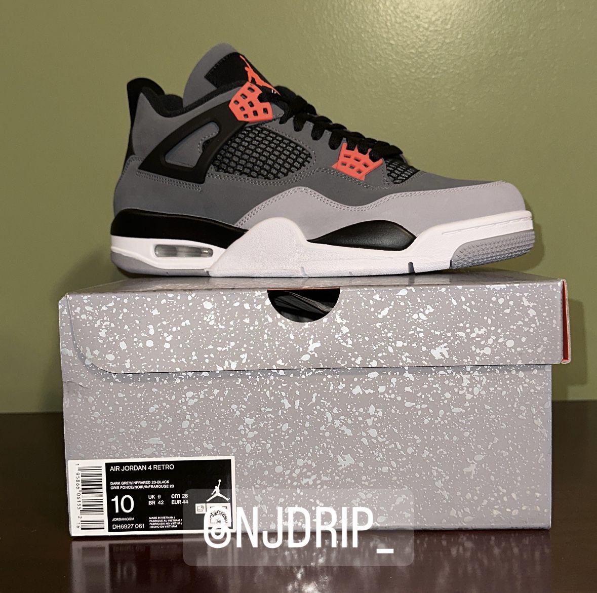 Nike Air Jordan Infrared 4’s Size 10 Is