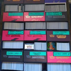 12 Elite Trainer Boxes Of Pokemon Cards