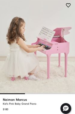 Teamson baby grand piano pink from Neiman Marcus