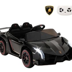 Kids Lamborghini Ride-On Car 12V w/ Remote Control, Lights & Music