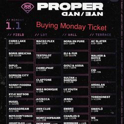 Buying Proper Monday Ticket 