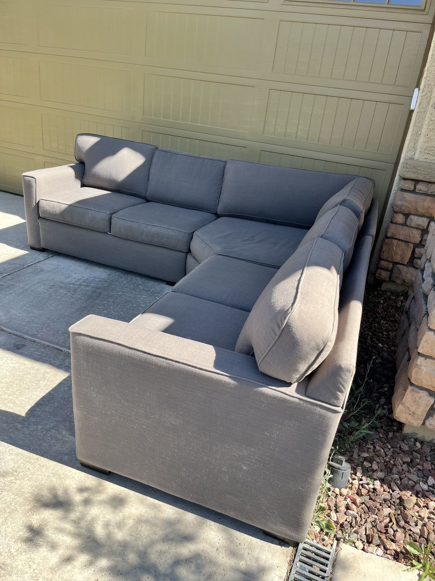 Grey Corner Sectional Sofa (delivery Available)
