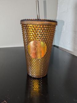 Starbucks 2021 Limited Edition 50th Anniversary Gold Studded 