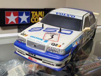 Vintage Built Tamiya 1/10 R/C Volvo 850 BTCC 58183 FF-01 Chassis with ESC Servo