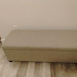 Brand New! Upholstered bench with Deep Storage
