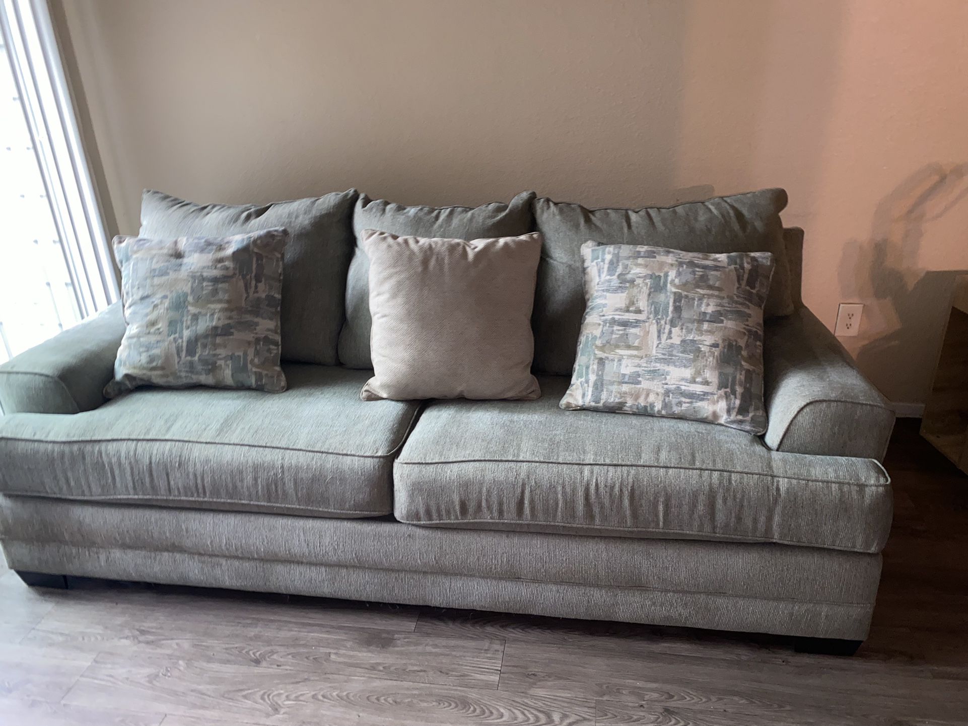 Teal Couch Sectional Set 