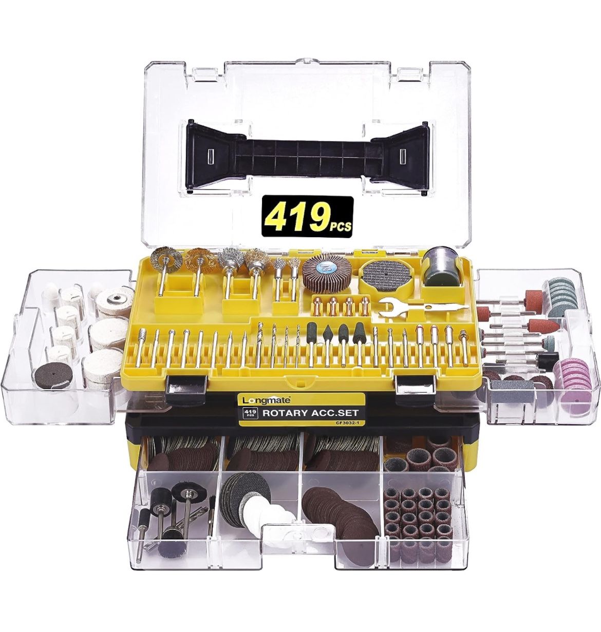 Brand New Rotary Tool Kit Accessories (check My Other Listings As Well)