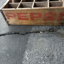 Pepsi 1970’s Wooden Crate