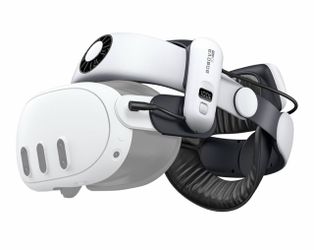 BOBOVR S3 Pro Battery Strap Accessories,Head Air Cooling System and 10000mah Hot-swappable Battery Pack,Compatible with Meta Quest 3/Quest 3S