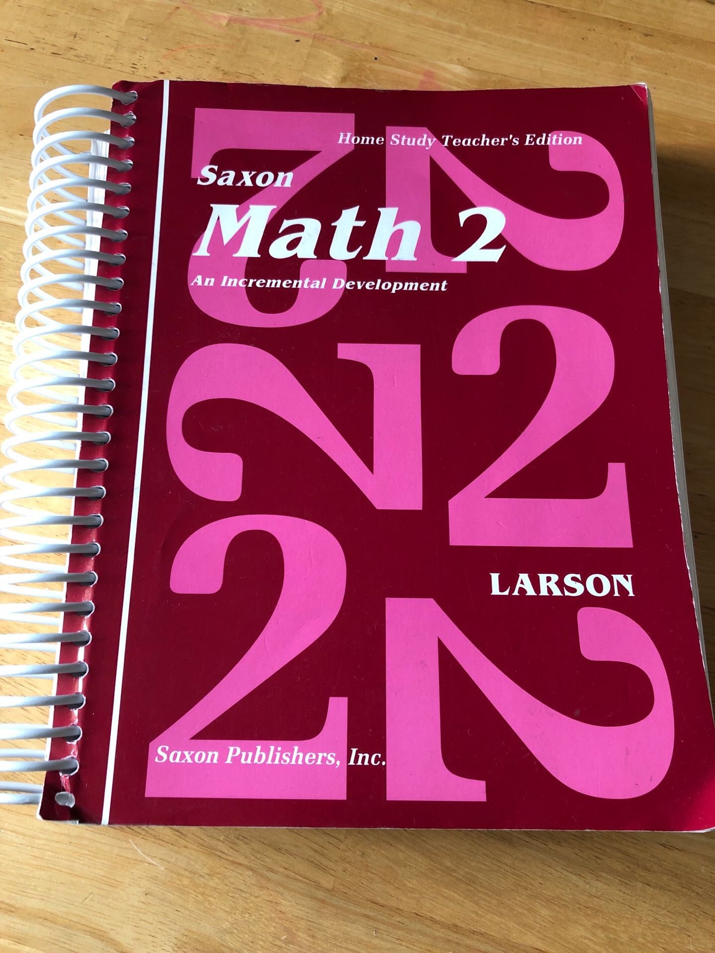 Saxon Math 2 Home Study Teacher’s Edition