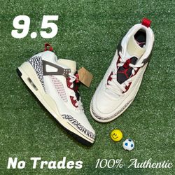 Size 9.5 Air Jordan Spizike “Sail/Team Red/Anthracite” ⛑️ 