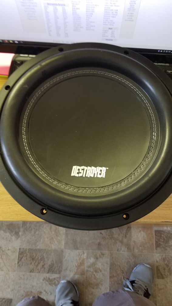 12 inch Destroyer Subwoofer 3500 watts no box