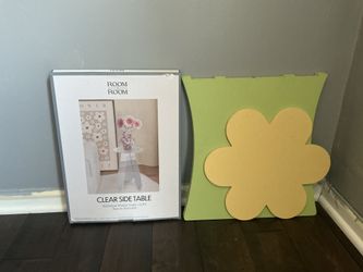 Flower and Clear Table