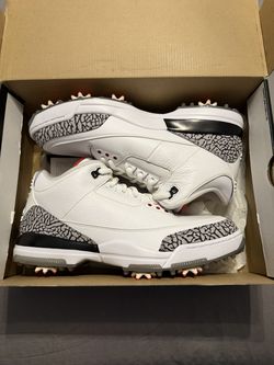 Air Jordan 3 Retro Golf 'White Cement' (2018) sz 11.5 NIB