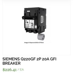 Siemens Circuit Breaker 
