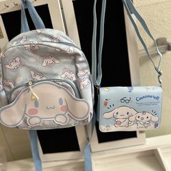 New Cinnamon Roll Backpack And Purse 