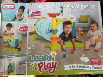2 In 1 Activity Play Tunnel
