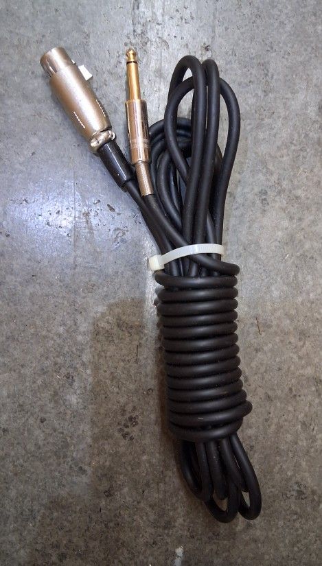 25' 1/4" TP XLR Cable