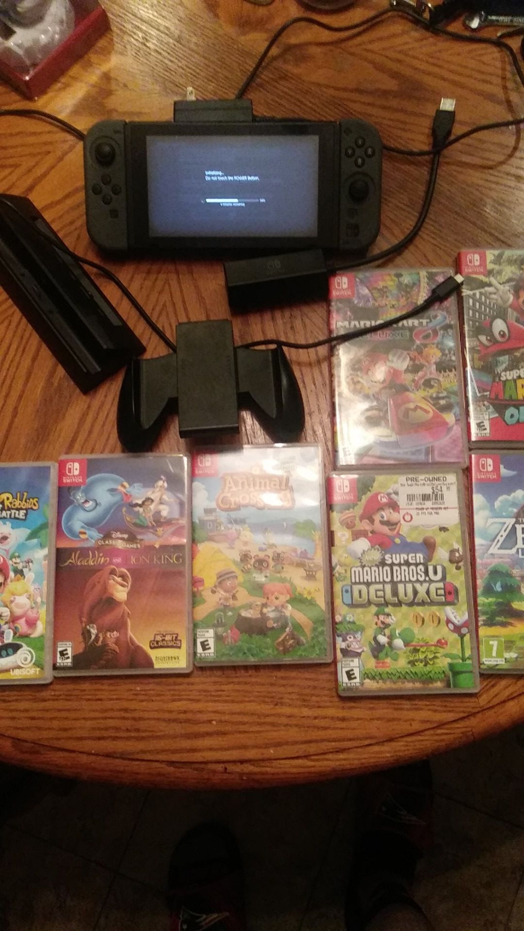 Nintendo Switch BUNDLE with 9 games