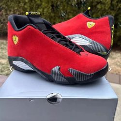 Air Jordan retro 14 Ferrari Size 9.5