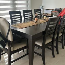 Espresso Wood Dining room table ONLY